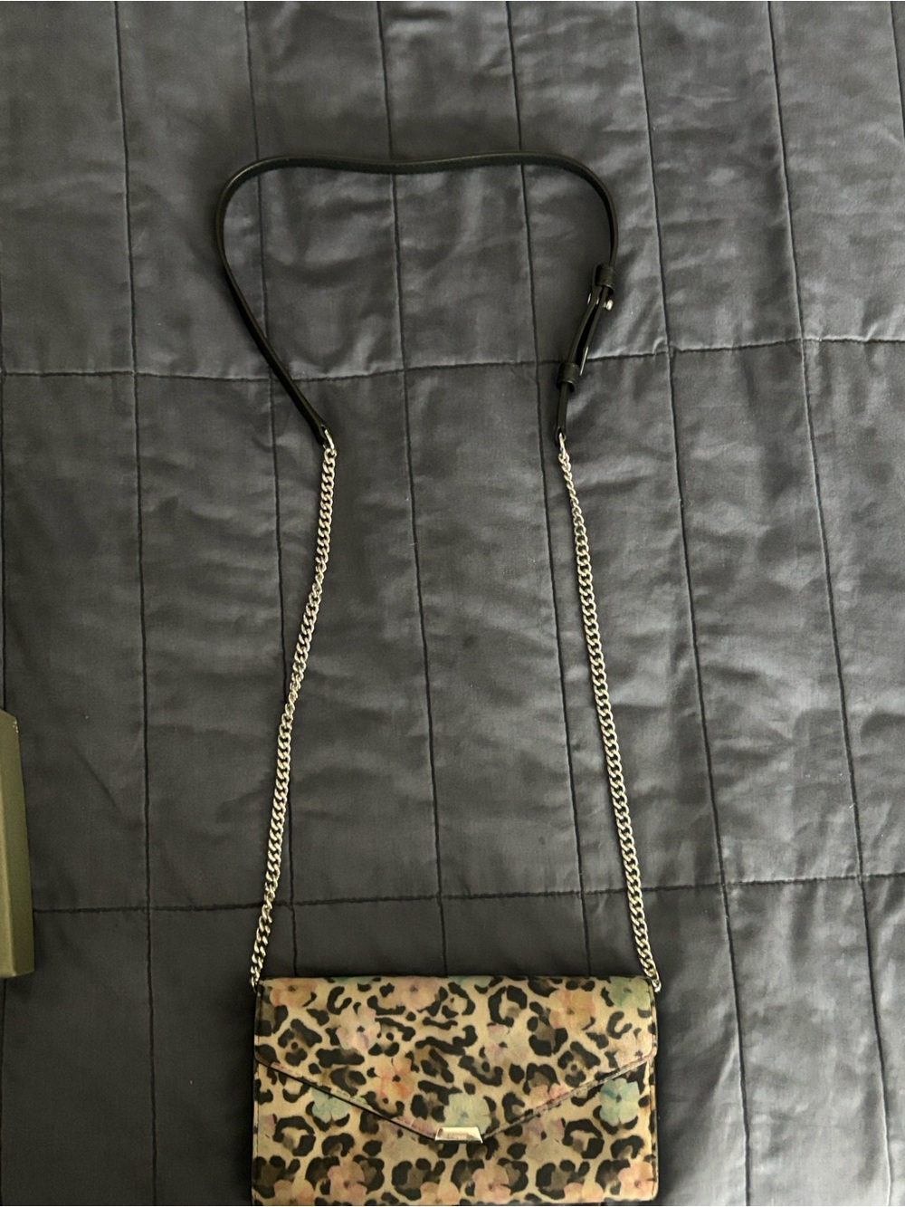 All Saints Wallet Leopard Print w/Flower - Picture 7 of 8